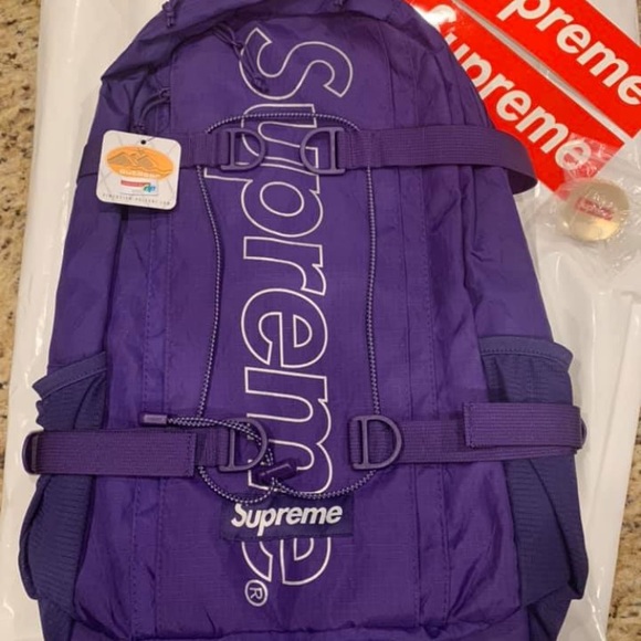 Supreme Backpack (FW18) Purple - Picture 2 of 8